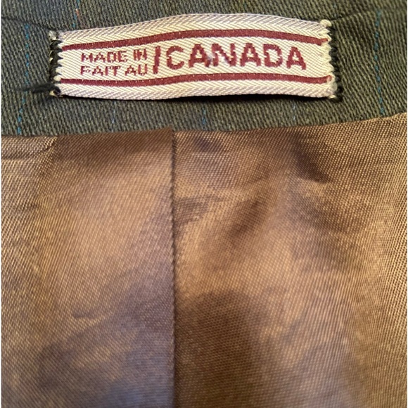 Tip Top Tailors Club International 100% wool double breasted suit jacket. Sz 40R - Picture 9 of 12